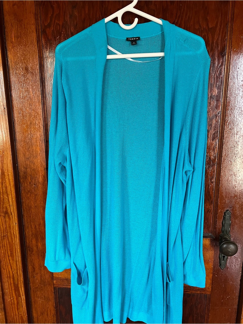 Torrid Teal Knit Sweater Top